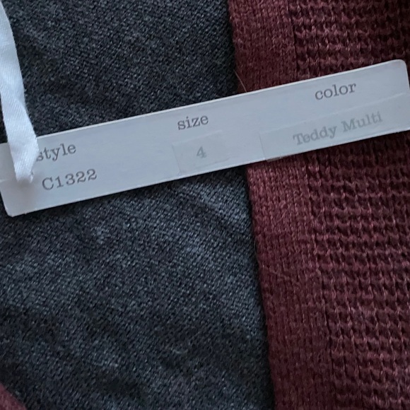 Bela nyc Mona Waffle Stitch Open Cardigan - Picture 5 of 9